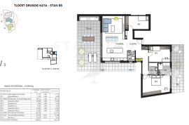 STAN B5, NOVOGRADNJA, PRODAJA, BUKOVAC, 135,73m2, 4s, Maksimir, Stan