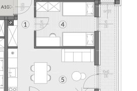 Stan Prodaja stanova u novom modernom projektu, Pula, A10, Pula, Apartamento