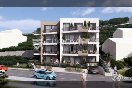 Podgora, namješten moderan stan s balkonom, pogled na more, Podgora, Appartement