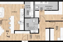 STAN S7, NOVOGRADNJA, PRODAJA, ZAGREB, PEŠČENICA, 102 m2, 3s, Zagreb, Appartamento