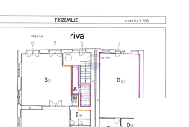 Rovinj,prostor na samoj rivi 104m2-raritet, Rovinj, Appartamento