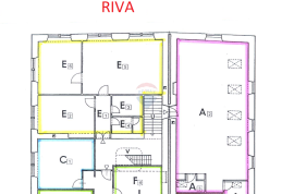 Rovinj,prostor na samoj rivi 104m2-raritet, Rovinj, Appartamento