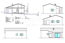 ISTRA, LABIN - Zemljište s građevinskom dozvolom na pogodnoj lokaciji, Labin, Γη