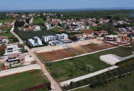 Kaštelir - 5 parcela s građevinskom dozvolom za izgradnju villa odmah 4054m2, Kaštelir-Labinci, أرض