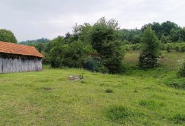 Karlovačka županija , Tržić Primišljanski - autohona kuća sa okućnicom 28 666 m2, Slunj, بيت