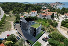 Rovinj-PERLA NERA residence-vrhunska novogradnja na pješačkoj udaljenosti do centra-1.kat,74m2, Rovinj, Flat