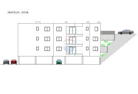 RIJEKA,KASTAV- NOVOGRADNJA, stan 2S+DB, 73.72 m2, Kastav, شقة