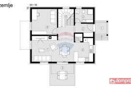 RIJEKA,KASTAV- zemljište 746 m2 s građevinskom dozvolom i plaćenim komunalijama, Kastav, Terrain