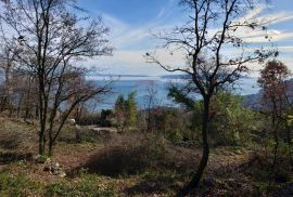 OPATIJA, VEPRINAC- građevinski teren 858 m2 sa pogledom na more, Opatija - Okolica, Γη