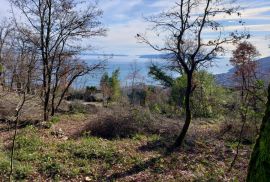 OPATIJA, VEPRINAC- građevinski teren 858 m2 sa pogledom na more, Opatija - Okolica, Γη