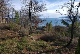 OPATIJA, VEPRINAC- građevinski teren 858 m2 sa pogledom na more, Opatija - Okolica, Γη