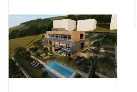 OPATIJA- teren 938 m2 sa građevinskom dozvolom za vilu, pogled na more, Opatija, Land