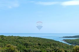 Istra - Duga uvala, panoramski pogled na more, Marčana, Terra