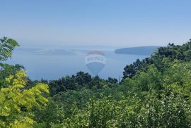 MOŠĆENIČKA DRAGA - SVETA JELENA - Građevinski teren sa dozvolom 903 m2, Mošćenička Draga, أرض