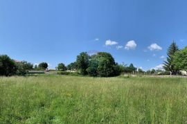 Istra, Tinjan, građevinska parcela sa dovedenim priključkom struje i vode, Tinjan, Γη