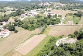 ISTRA, TRVIŽ - Građevinsko zemljište 2383 m2, moguća parcelacija., Pazin - Okolica, Tierra