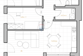 DONJI ZAMET - Stan 3S+DB  129,63 m2, Rijeka, Appartamento