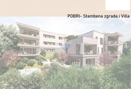 OPATIJA, POBRI- zemljište s idejnim projektom za stambenu zgradu i villu, Opatija - Okolica, Земля