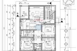 Rovinj,stan u novogradnji 88m2-3SS+krovna terasa 80m2, Rovinj, Apartamento