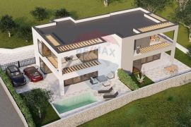 Otok Krk,Malinska-okolica, 2 moderne vile s bazenom, 280 m2, Malinska-Dubašnica, بيت