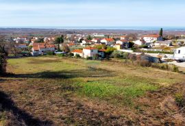 KAŠTELIR - Zemljište s panoramskim pogledom na more, Kaštelir-Labinci, Land