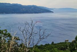 Brseč-zemljište uz more s pogledom na Cres, Mošćenička Draga, Tierra