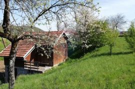 Gorski Kotar - Vrbovsko gospodarska kućica i teren 1.300 m2, Vrbovsko, Γη