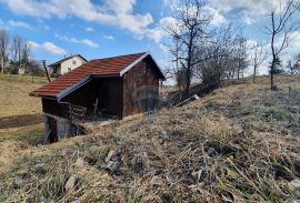 Gorski Kotar - Vrbovsko gospodarska kućica i teren 1.300 m2, Vrbovsko, Γη