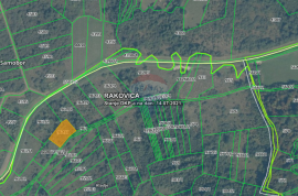 SAMOBOR, KLADJE, POLJOPRIVREDNO ZEMLJIŠTE SA ŠUMOM OD 1625m2, Samobor - Okolica, Arazi