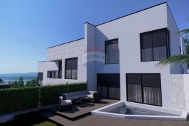 OPATIJA,LOVRAN- luksuzan stan 101,44 m2 m2 sa vlastitim bazenom, okućnicom, parkingom, pogledom na more, Lovran, Appartment