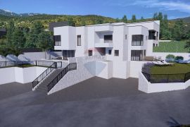 OPATIJA,LOVRAN- luksuzan stan 101,44 m2 m2 sa vlastitim bazenom, okućnicom, parkingom, pogledom na more, Lovran, Appartment