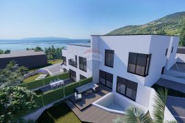 OPATIJA,LOVRAN- luksuzan stan 101,44 m2 m2 sa vlastitim bazenom, okućnicom, parkingom, pogledom na more, Lovran, Appartment