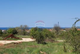 Istra, Poreč, građevinsko zemljište u Poreču sa pogledom na more, Poreč, Γη