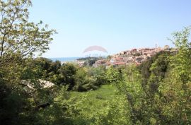 Vrsar, atraktivno građevinsko zemljište panoramskog pogleda prema moru, Vrsar, Terrain