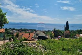 OPATIJA,OPRIĆ- građevinsko zemljište za 6 stanova sa otvorenim pogledom na more, Opatija - Okolica, Земля