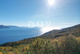 OPATIJA, BRSEČ, PLOMIN - poljoprivredno zemljište 3100m2 s panoramskim pogledom na more, Mošćenička Draga, Tierra