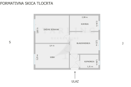 STAN, PRODAJA, ZAGREB, MLINOVI, 50m2, 2-soban, Zagreb, Appartement