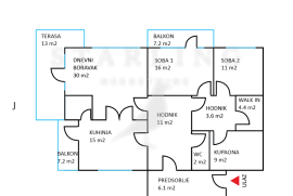 STAN, NAJAM, ZAGREB, ŠESTINE, 120 m2, 3.5 sobni, Zagreb, Appartamento