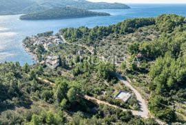 Otok Korčula, zemljište s projektom kuće s bazenom, Vela Luka, Zemljište