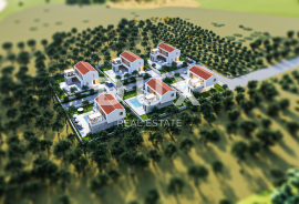 ZADAR, RTINA - Projekt s dozvolama za gradnju 6 luksuznih vila, Ražanac, Terreno