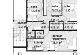 Apartman sa bazenom - Privlaka, Privlaka, Kвартира