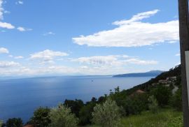 OPATIJA, LOVRAN, LIGANJ - građevinsko zemljište 994m2 s panoramskim pogledom na more za stambenu zgradu - stanove - apartmane / villu s bazenom, Lovran, Tierra