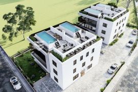 Otok Krk, Grad Krk, moderan trosoban stan u novogradnji NKP 92 m2, Krk, Appartement