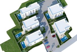 Trogir Čiovo Okrug Gornji novogradnja 126,89 m2 vrhunski stan, Okrug, Daire