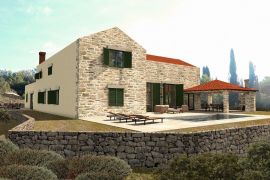 Zemljište 1440 m2 s građevinskom dozvolom, blizina mora - Dubrovnik otoci, Dubrovnik - Okolica, Tierra