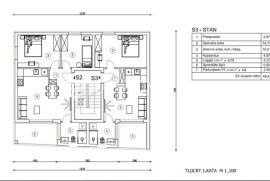 Pula, Šijana jednosoban stan u izgradnji 46 m2 - ZGR4S3, Pula, Appartement