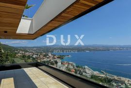 OPATIJA, CENTAR - jedinstveni penthouse s krovnim bazenom iznad centra Opatije, garaža, panoramski pogled, Opatija, شقة