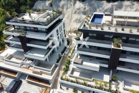 OPATIJA, CENTAR - 143m2 ekskluzivan stan u novogradnji s privatnim bazenom, panoramski pogled na more, Opatija, Flat