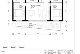 ZGRADA C, STAN C307, NOVOGRADNJA, PRODAJA, POREČ, 76,41 m2, 3S, Poreč, Wohnung