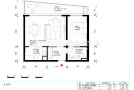 ZGRADA B, STAN B301, NOVOGRADNJA, PRODAJA, POREČ, 57,91 m2, 2S, Poreč, شقة